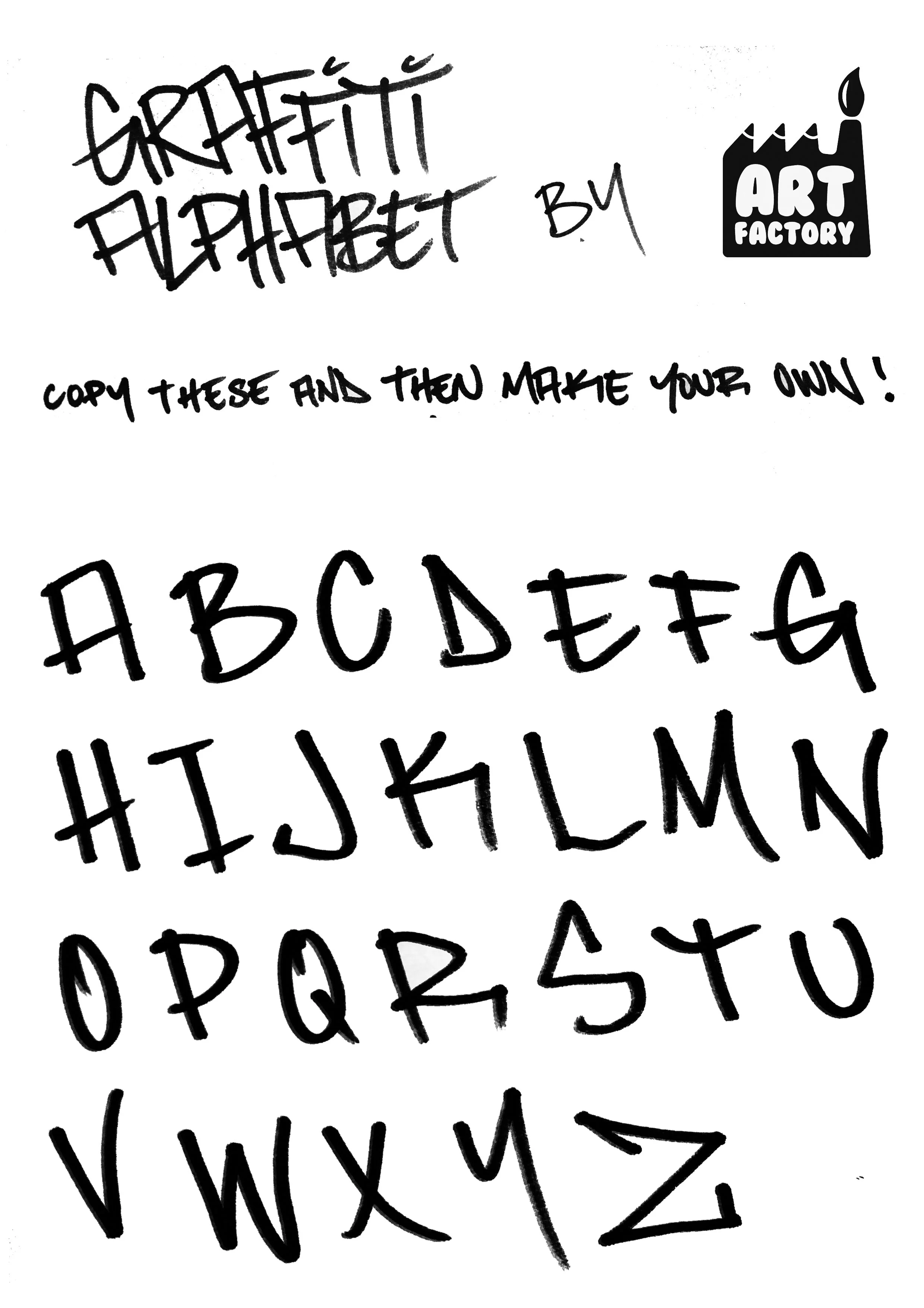 graffiti alphabet — ArtFactory